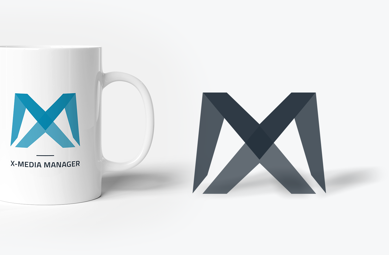 Beispiel: Logo-Design X-Media Manager